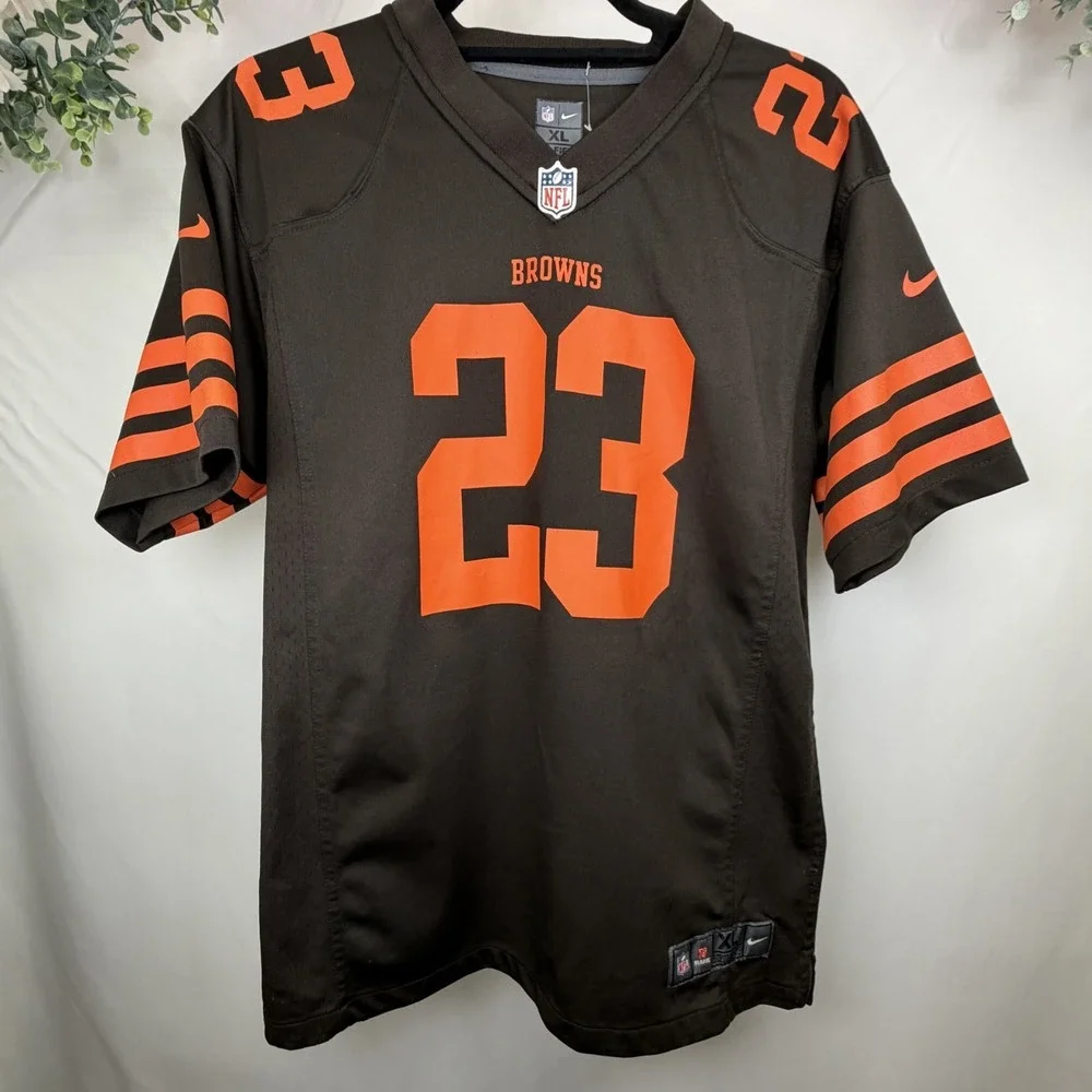 Nike Youth Joe Haden Cleveland Browns Game Jersey Brown XL  18-20